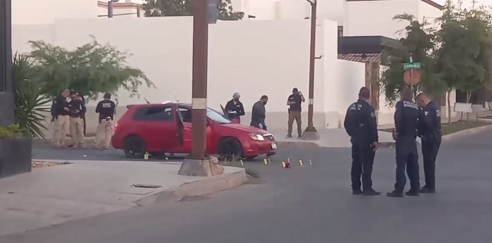 Sicarios acribillan a cuatro tripulantes de un vehículo al Norte de Cajeme