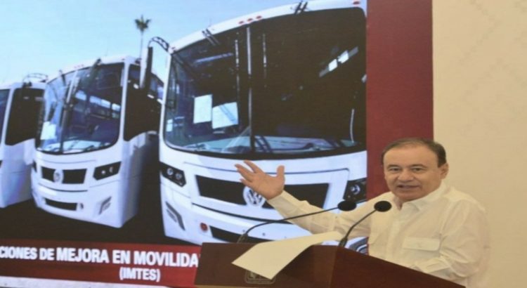 Anuncia Durazo inversión de 216 mdp para transporte público en Sonora