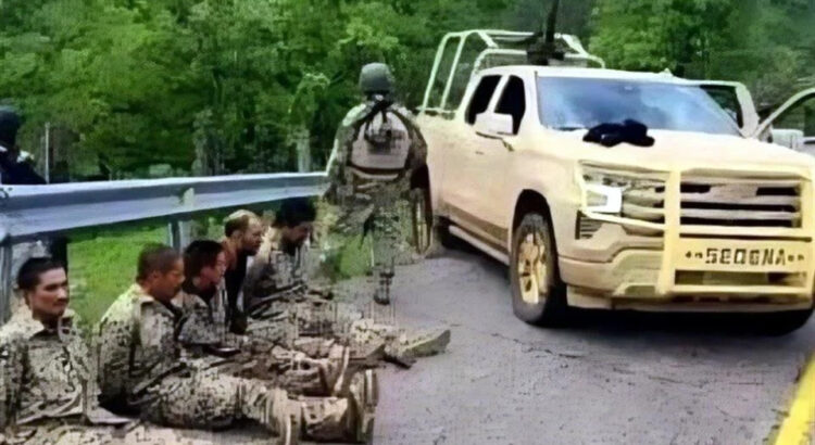 Detienen a cinco sicarios con uniformes y camionetas clonadas del Ejército en Sonora