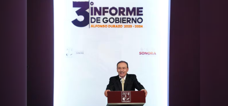 Tercer Informe de Gobierno de Alfonso Durazo: Puntos más importantes y proyectos que destacó