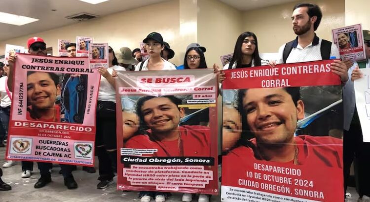 Vuelven a manifestarse para exigir localización del joven Jesús Enrique