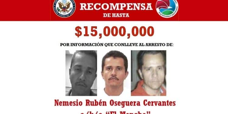 Estados Unidos aumentó la recompensa por «El Mencho»