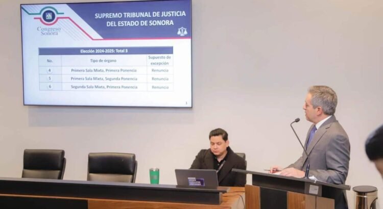 Congreso de Sonora realiza insaculación de cargos para el Poder Judicial