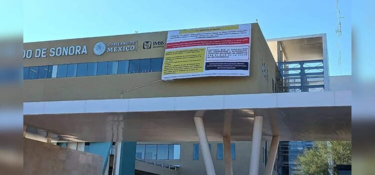 Trabajadores del Hospital General del Estado de Sonora continuarán trabajando bajo protesta