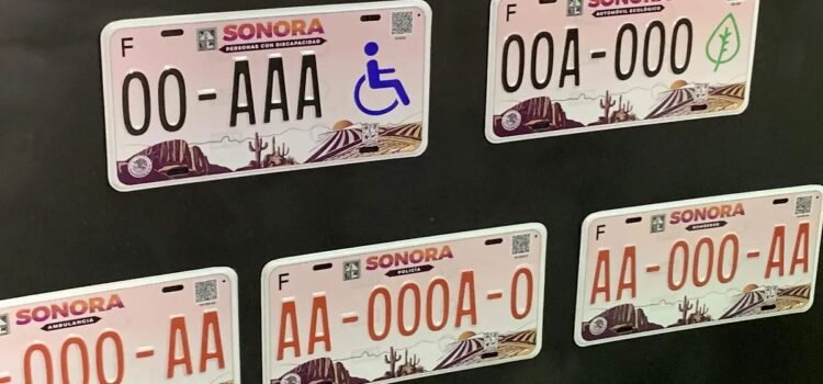 Tiene Sonora nuevo diseño de placas; no es reemplacamiento, aclara Hacienda Tiene Sonora nuevo diseño de placas; no es reemplacamiento, aclara Hacienda