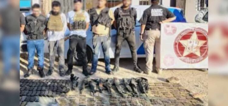 Guardia Nacional captura a célula armada en Sonora e incautan arsenal Guardia Nacional captura a célula armada en Sonora e incautan arsenal
