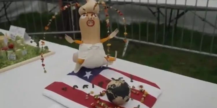Mandaron a Trump a la… verdura