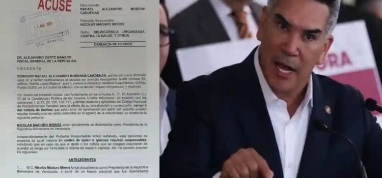 Denuncia Alejandro Moreno a Nicolás Maduro ante la FGR Denuncia Alejandro Moreno a Nicolás Maduro ante la FGR